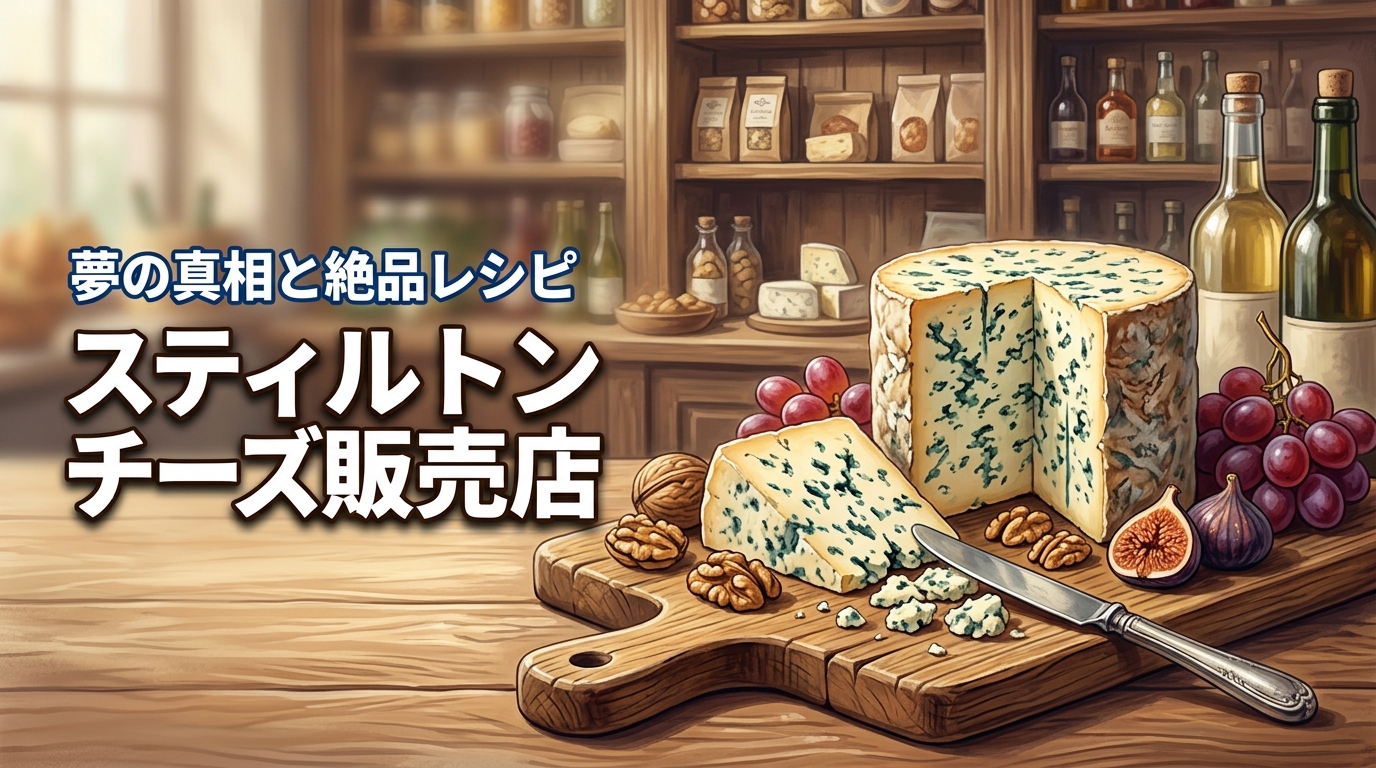 スティルトンチーズはどこで売ってる？変な夢を見る噂の真相と美味しい食べ方