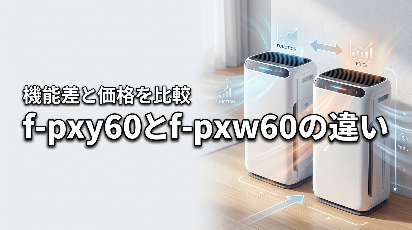 【結論】f-pxy60とf-pxw60の違いは？機能差と最新の価格を比較した結果