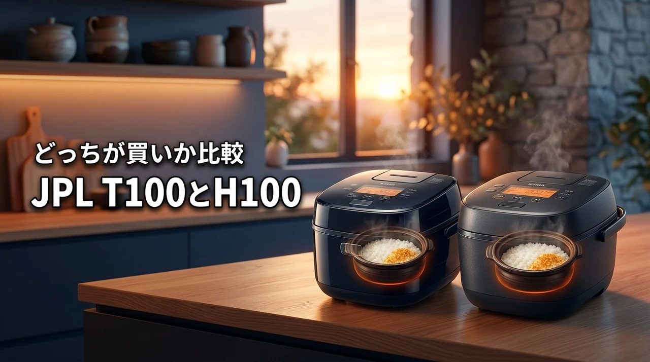 jpl t100とjpl h100の違いで迷う人必見！どっちが買いかスペック比較