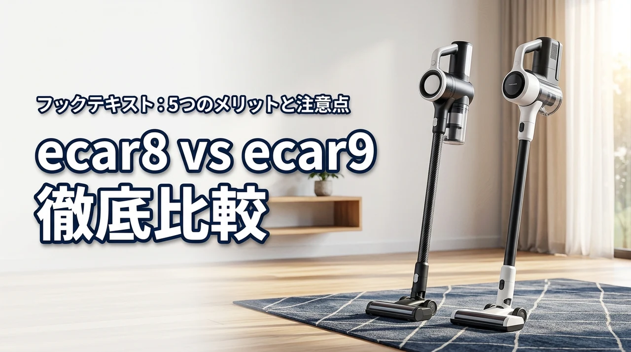 ecar8とecar9の違いを徹底比較！最新モデルを選ぶメリット5つと注意点