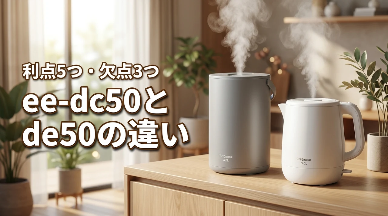 ee-dc50とee-de50の違いは？5つのメリットと3つの欠点から選ぶコツ