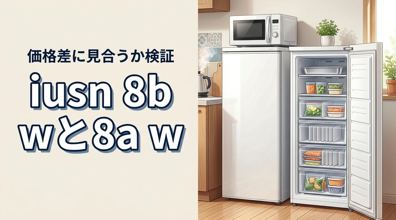 【結論】iusn 8b wとiusn 8a wの違いは？価格差に見合う方を詳しく検証