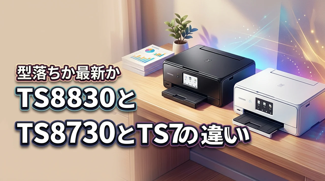 ts8830とts8730の違いは何？型落ちで十分か最新モデルを選ぶべきか