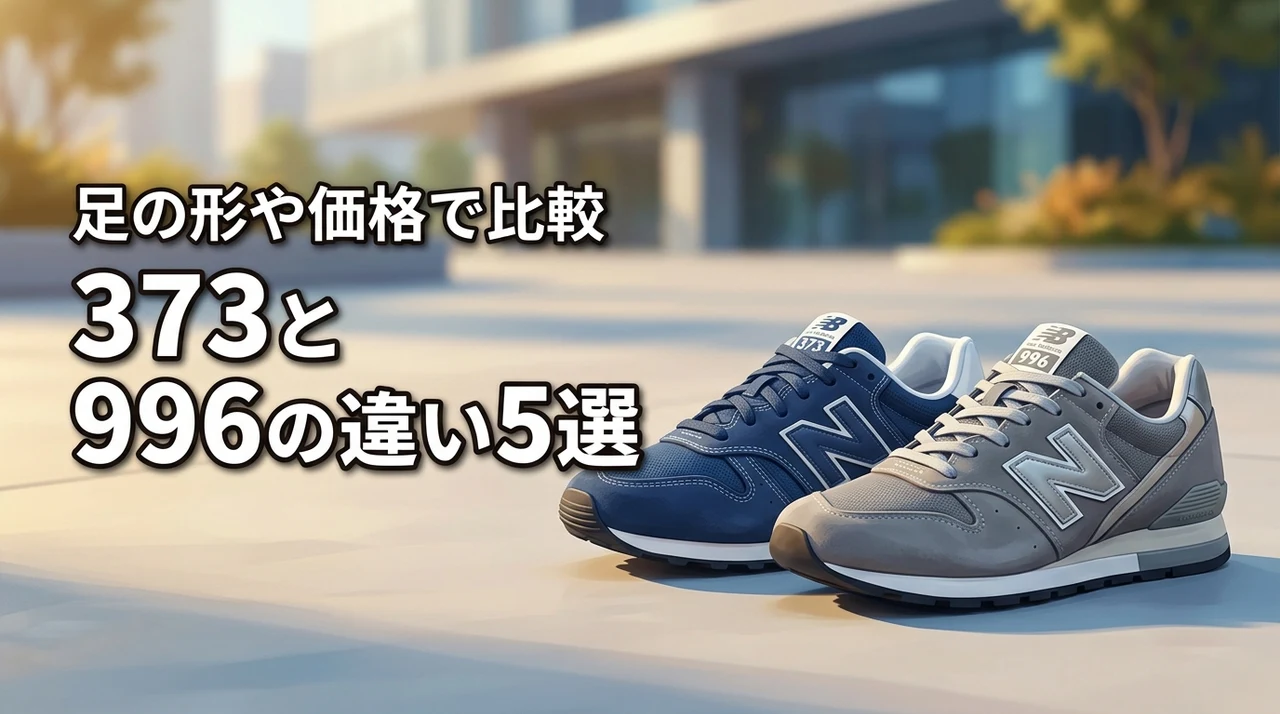 ニューバランス373と996の違い5選！足の形や価格で迷った時の解決策