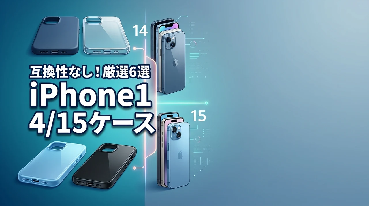 iphone14と15のケースの違いを比較！【互換性なし】おすすめ商品6選