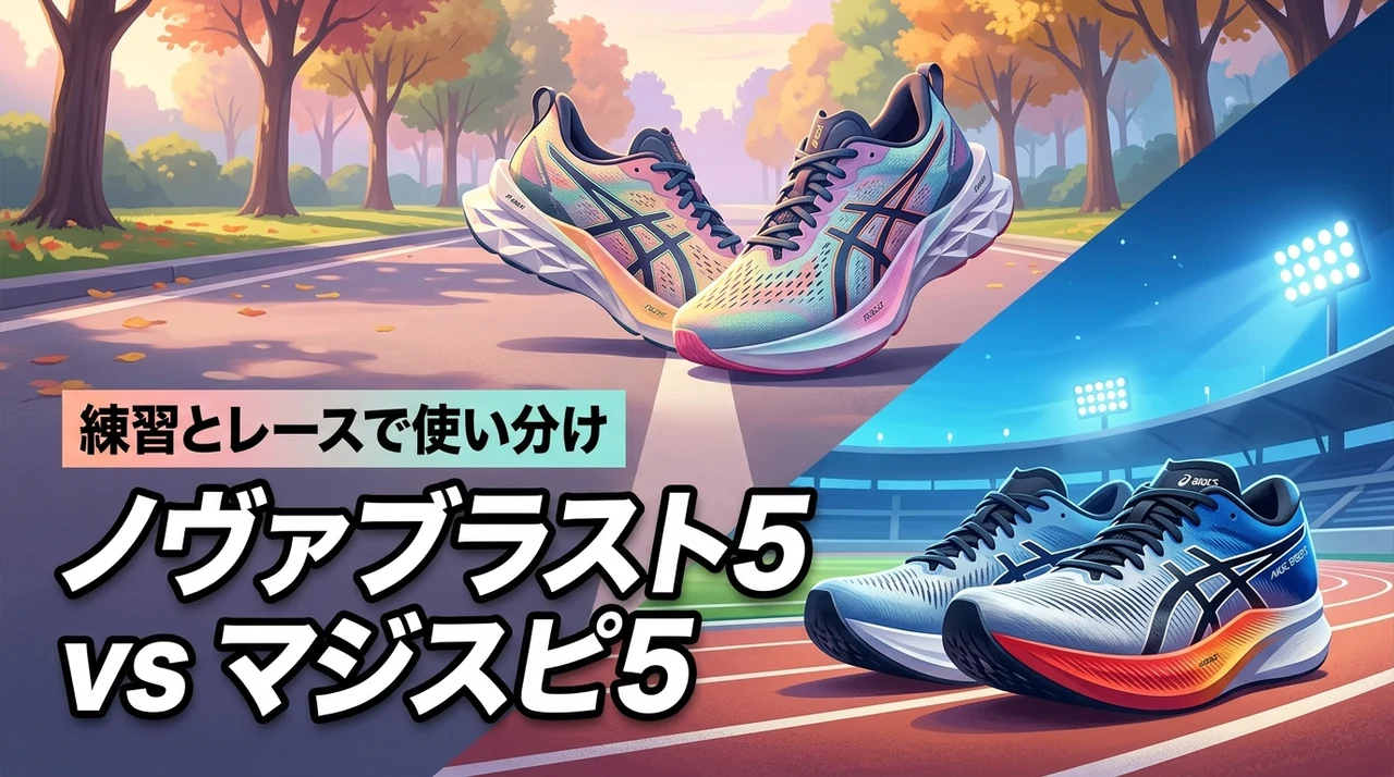 練習かレースか！ノヴァブラスト5とマジックスピード5の違いと最適な使い分け