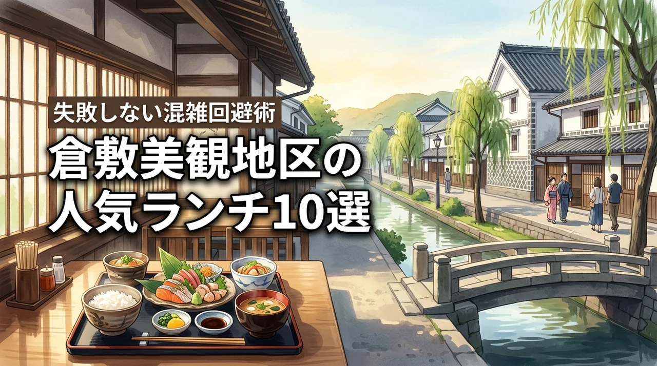 倉敷の美観地区でランチにおすすめの人気店10選！失敗しない店選びと混雑回避術