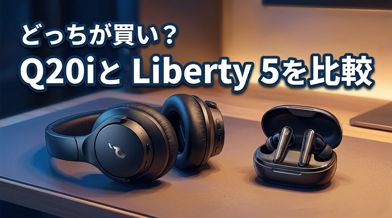 Soundcore Q20iとLiberty 5の比較で迷う人へ！どっちが買い？