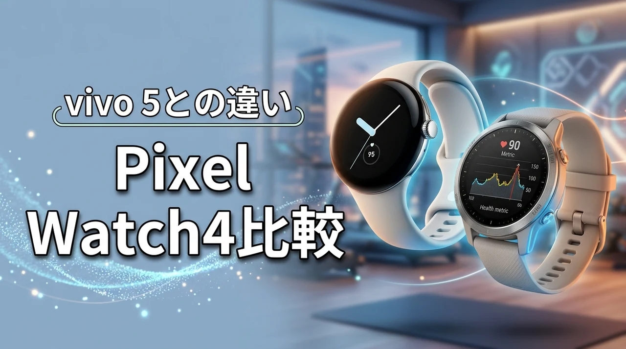 Pixel Watch4とvivoactive5の比較で迷う？最適な方の選び方