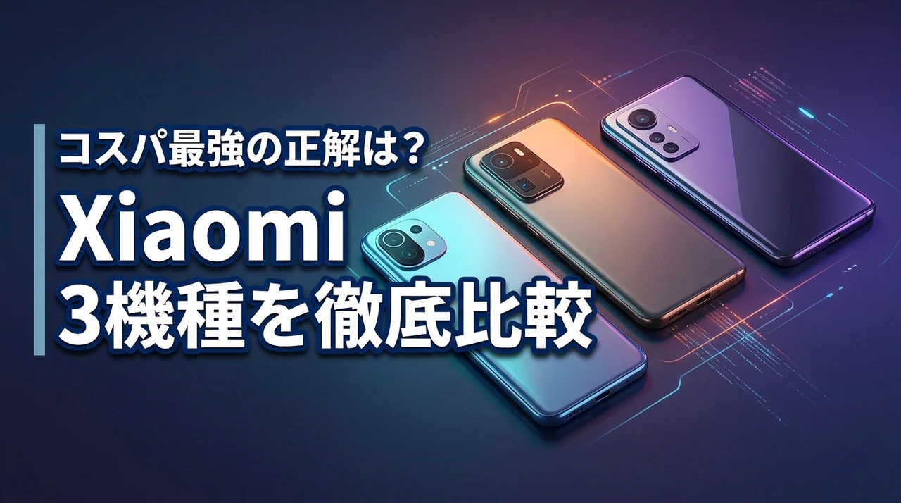 Xiaomi 15・15T・14T Proの違いは？コスパ最強の正解スマホはこれ