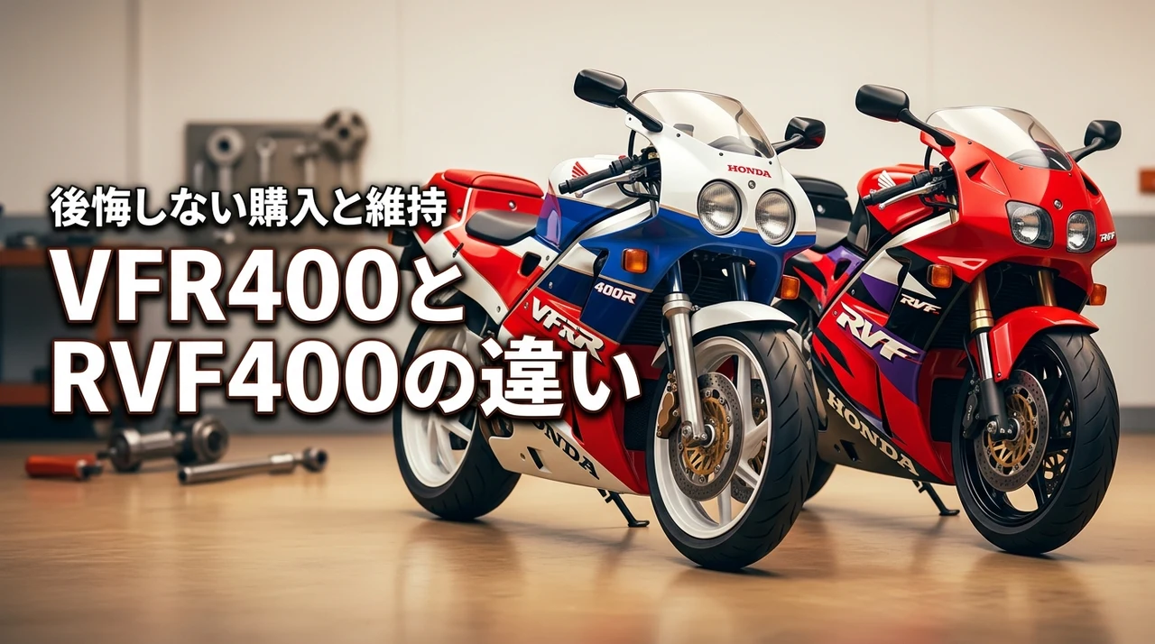 vfr400とrvf400の違いを知って選ぶ！後悔しない購入の決め手と維持のコツ（記事のアイキャッチ画像）